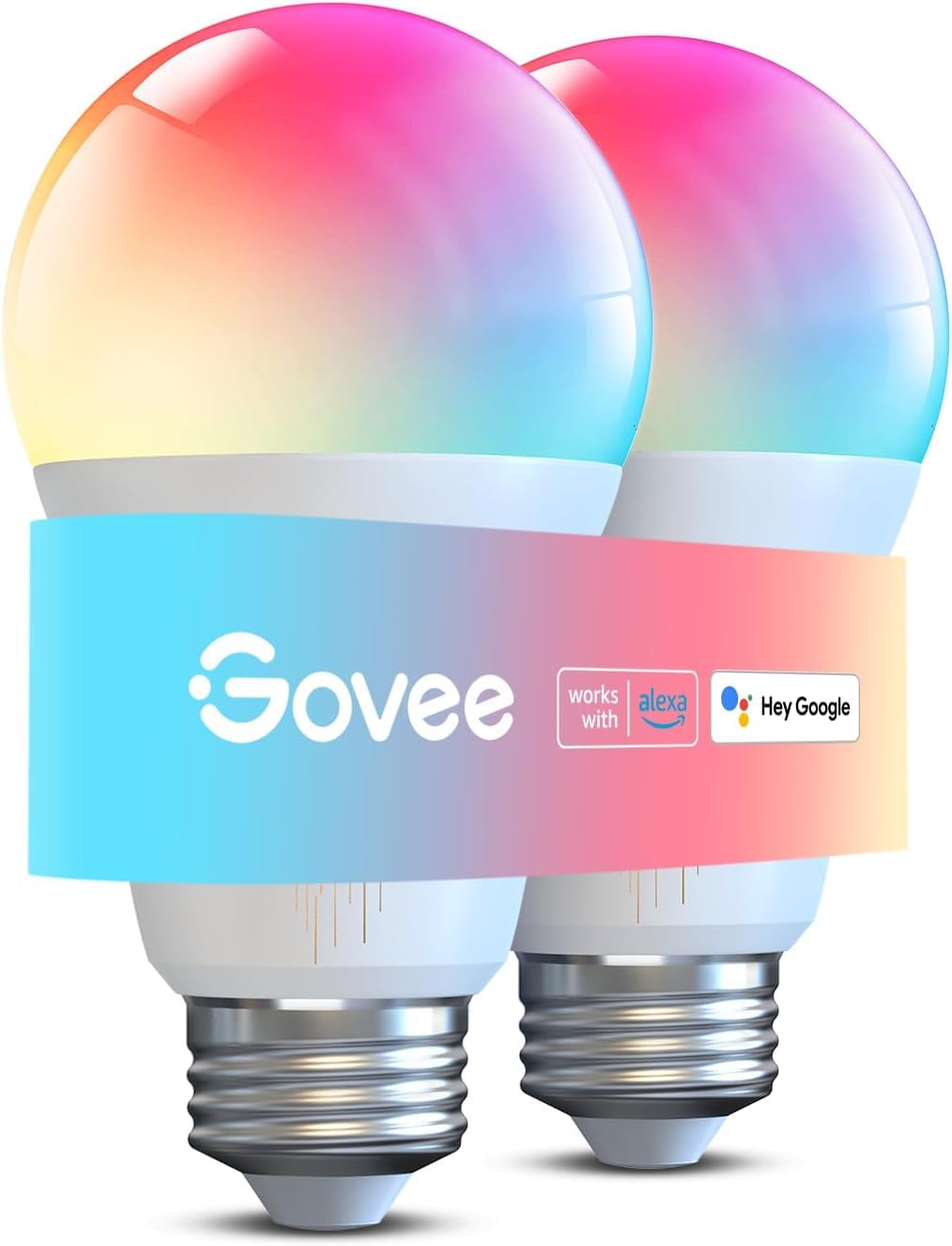 Bombillas Inteligentes Govee, 1200 Lúmenes, Rgbww, Regulables, 12 W, Paquete De 2 - Venta Internacional.