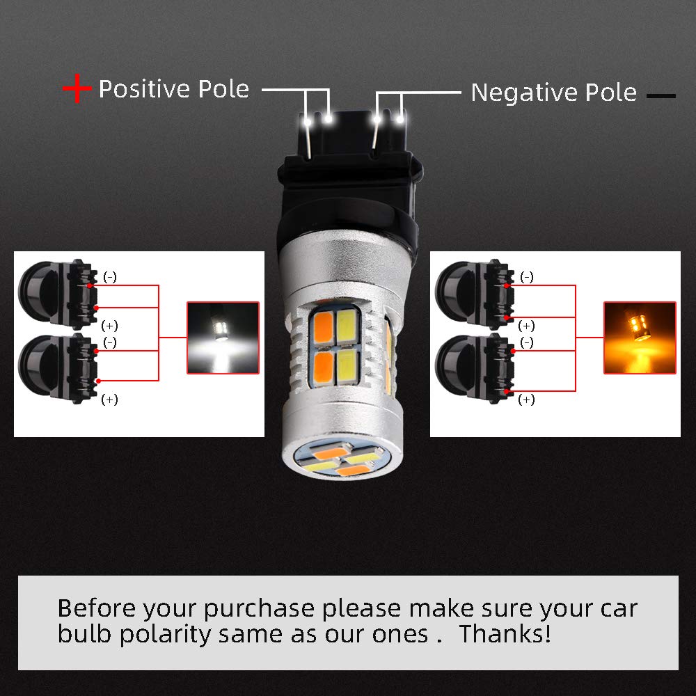 Foto 6 pulgar | Bombillas Led Grandview 3157 Ámbar/blanco Switchback 12 V - Venta Internacional.