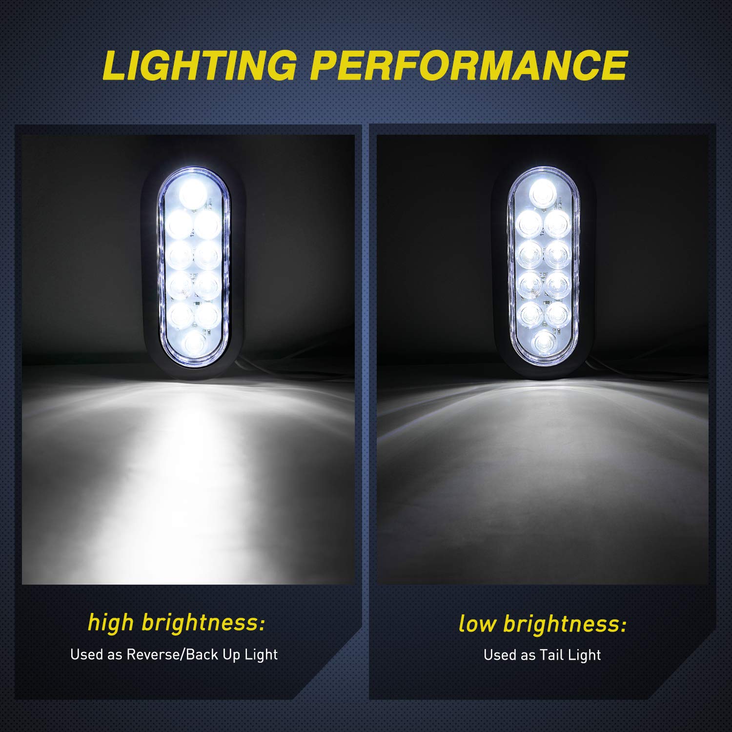 Foto 4 pulgar | Luces Traseras Para Remolque Nilight 6, Ovaladas, Led Con Montaje Empotrado, 4 Unidades - Venta Internacional.