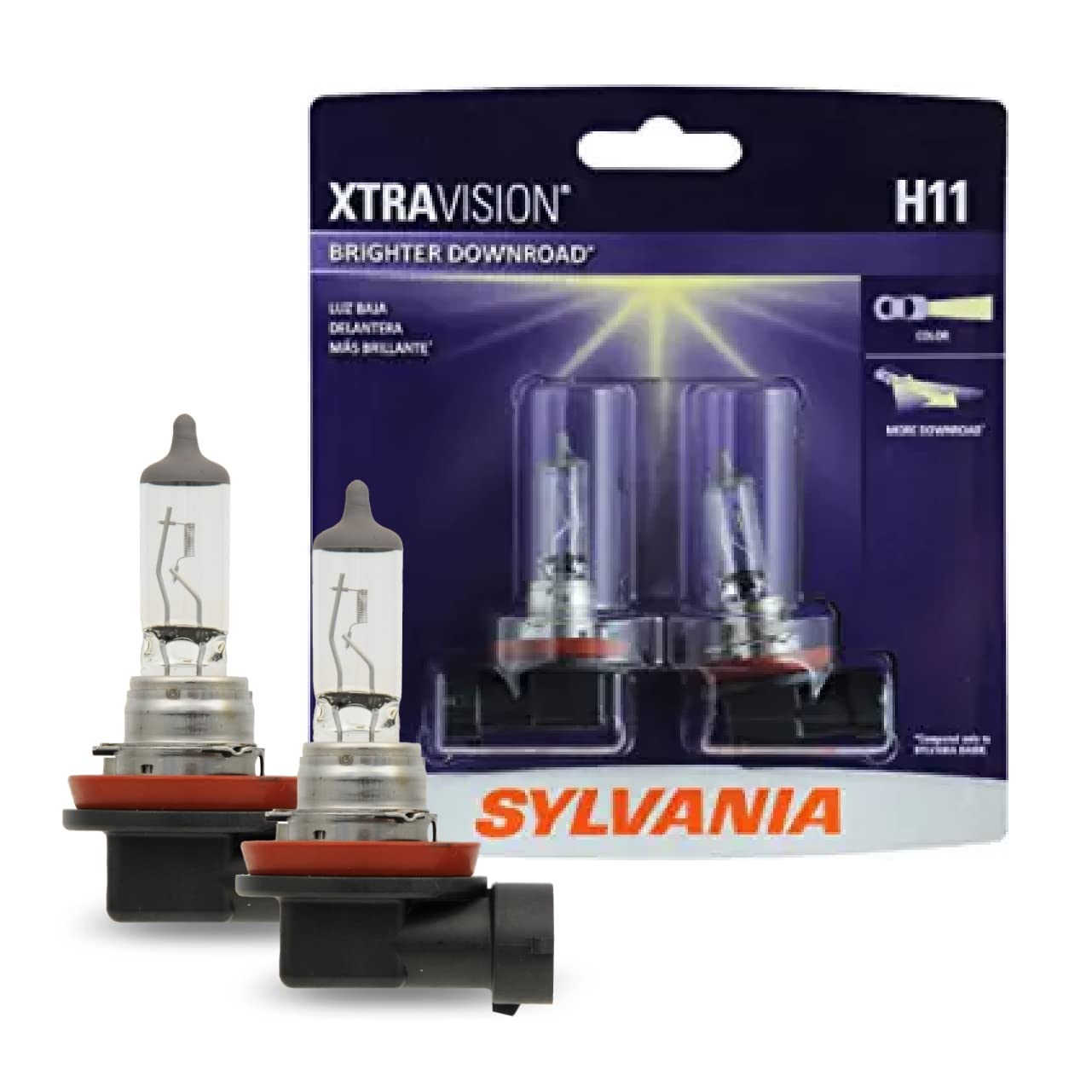Foto 2 pulgar | Bombilla Halógena Para Faros Delanteros Sylvania H11 Xtravision (2 Bombillas) - Venta Internacional.