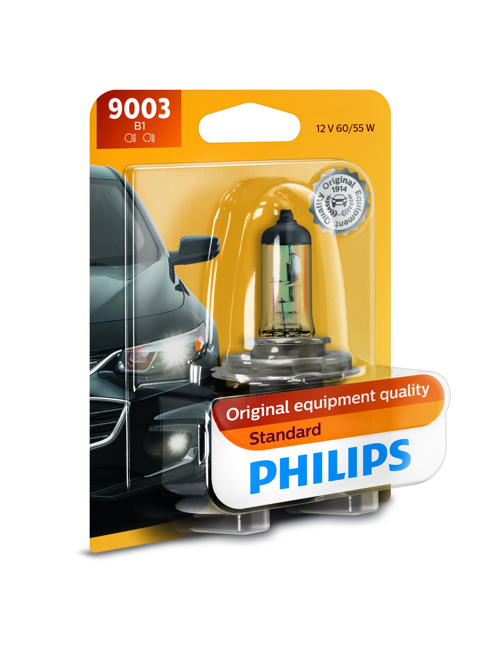 Bombilla Halógena Estándar Philips 9003b1 Para Faros Delanteros, Paquete De 1 Unidad - Venta Internacional.