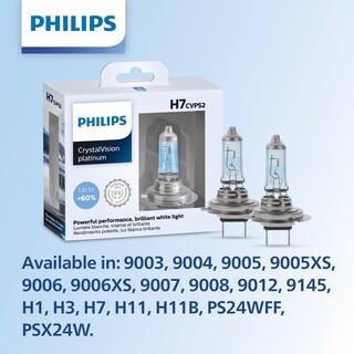Foto 5 | Bombilla Para Faros Delanteros Philips 9012 Crystalvision Platinum X2 - Venta Internacional.