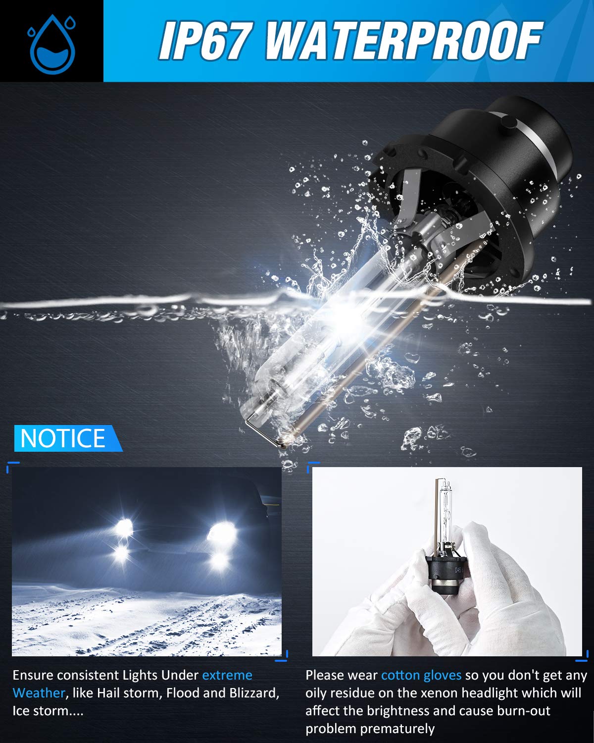 Foto 7 pulgar | Bombilla Hid Para Faros Delanteros Nilight D4s, 6000 K, Color Blanco Diamante, 12 V, Paquete De 2 - Venta Internacional.
