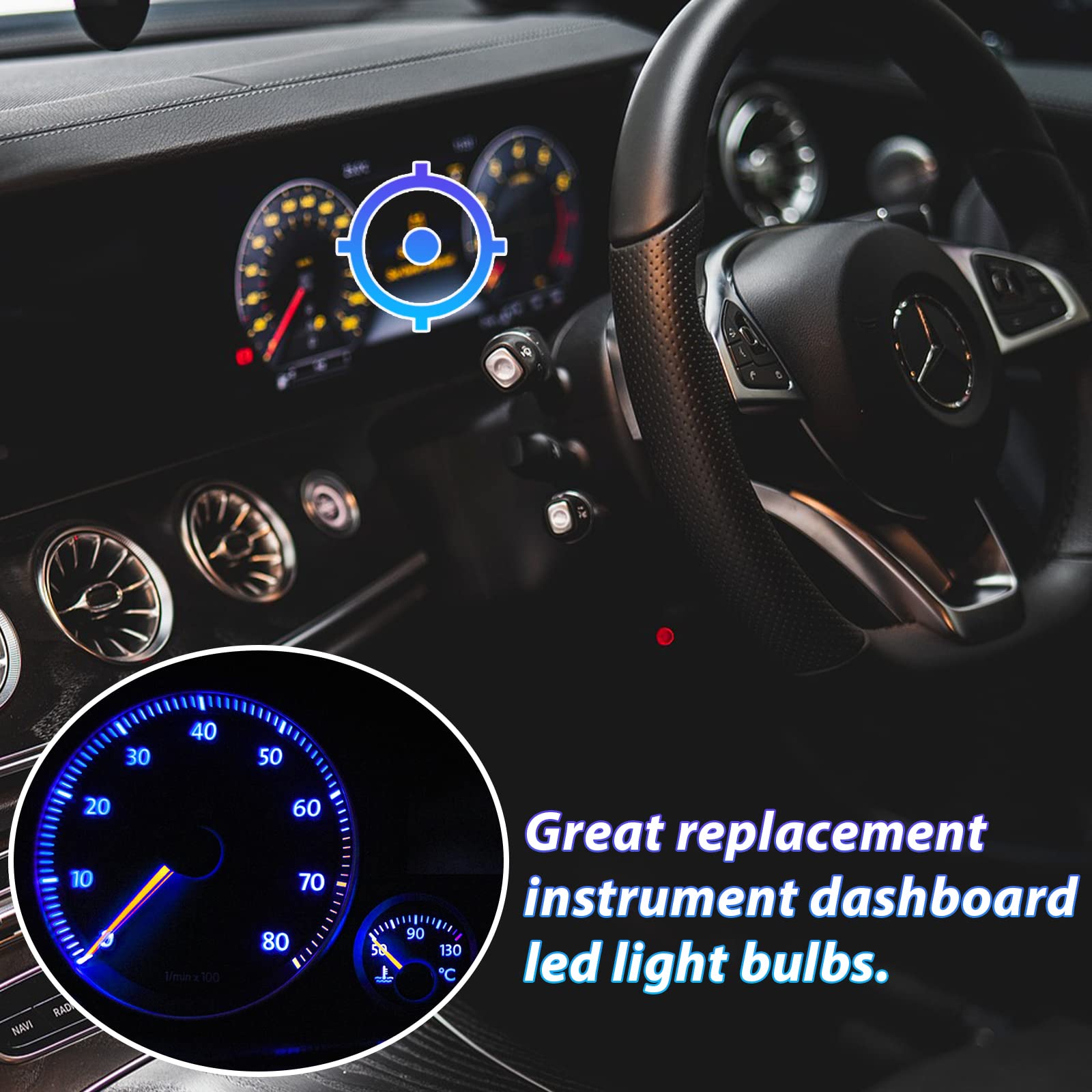 Foto 6 | Bombillas Led Para Instrumentos De Salpicadero Frienda T10 194 168 (40 Unidades) - Venta Internacional.