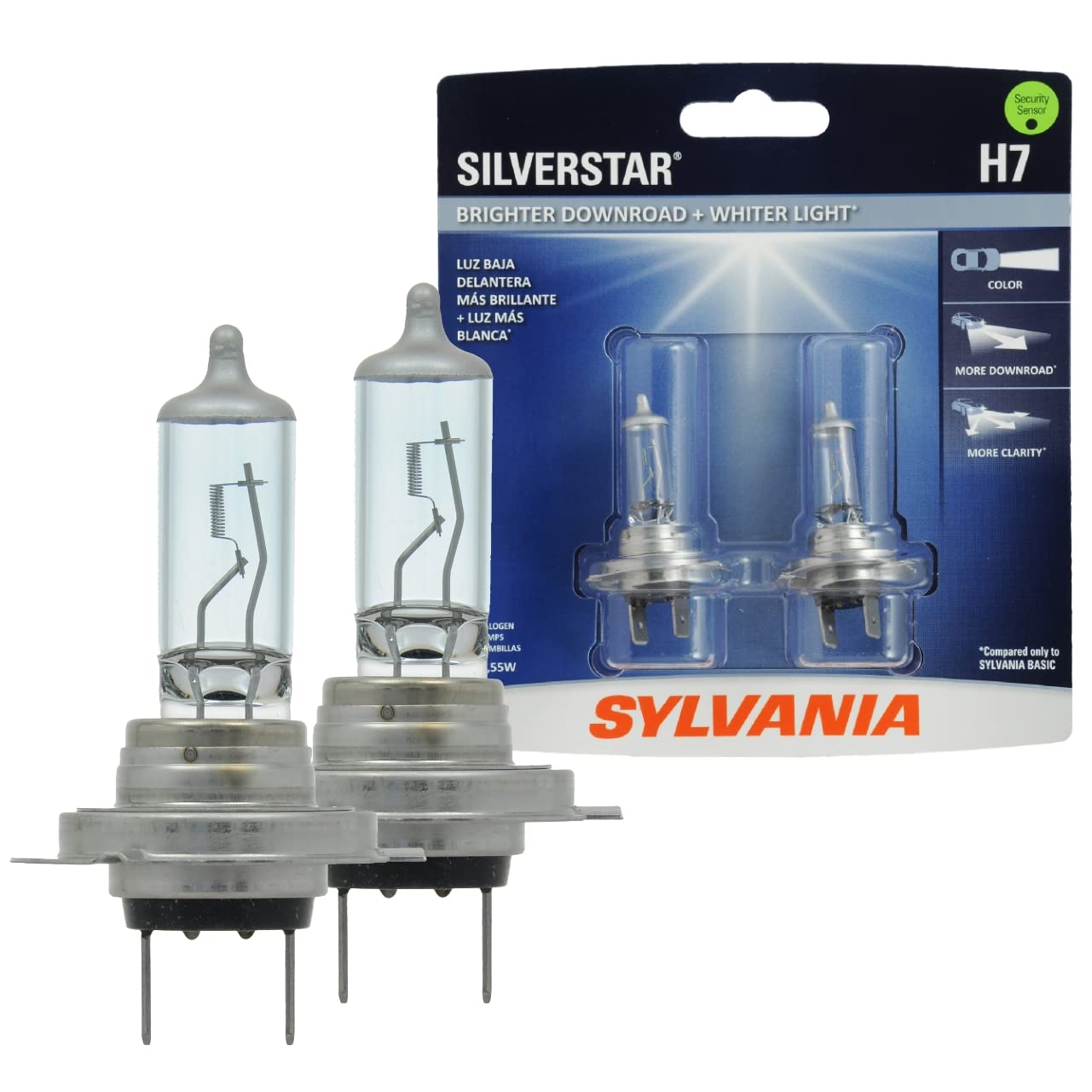 Foto 2 pulgar | Bombilla Halógena Para Faros Delanteros Sylvania H7 Silverstar De Alto Rendimiento - Venta Internacional.