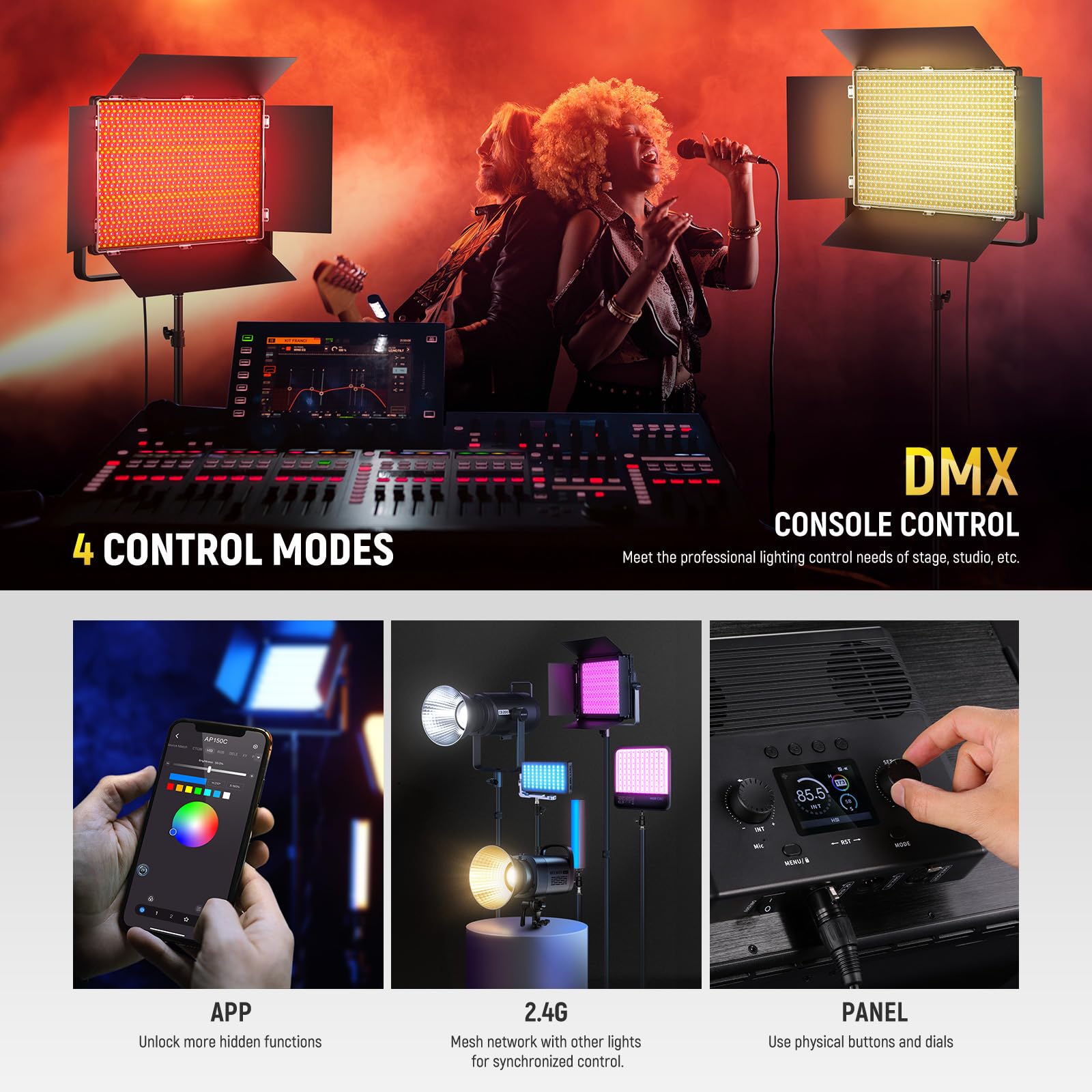Foto 8 pulgar | Panel Led De Luz De Vídeo Neewer Ap150c, 150 W, Rgb, 1800 Led - Venta Internacional.