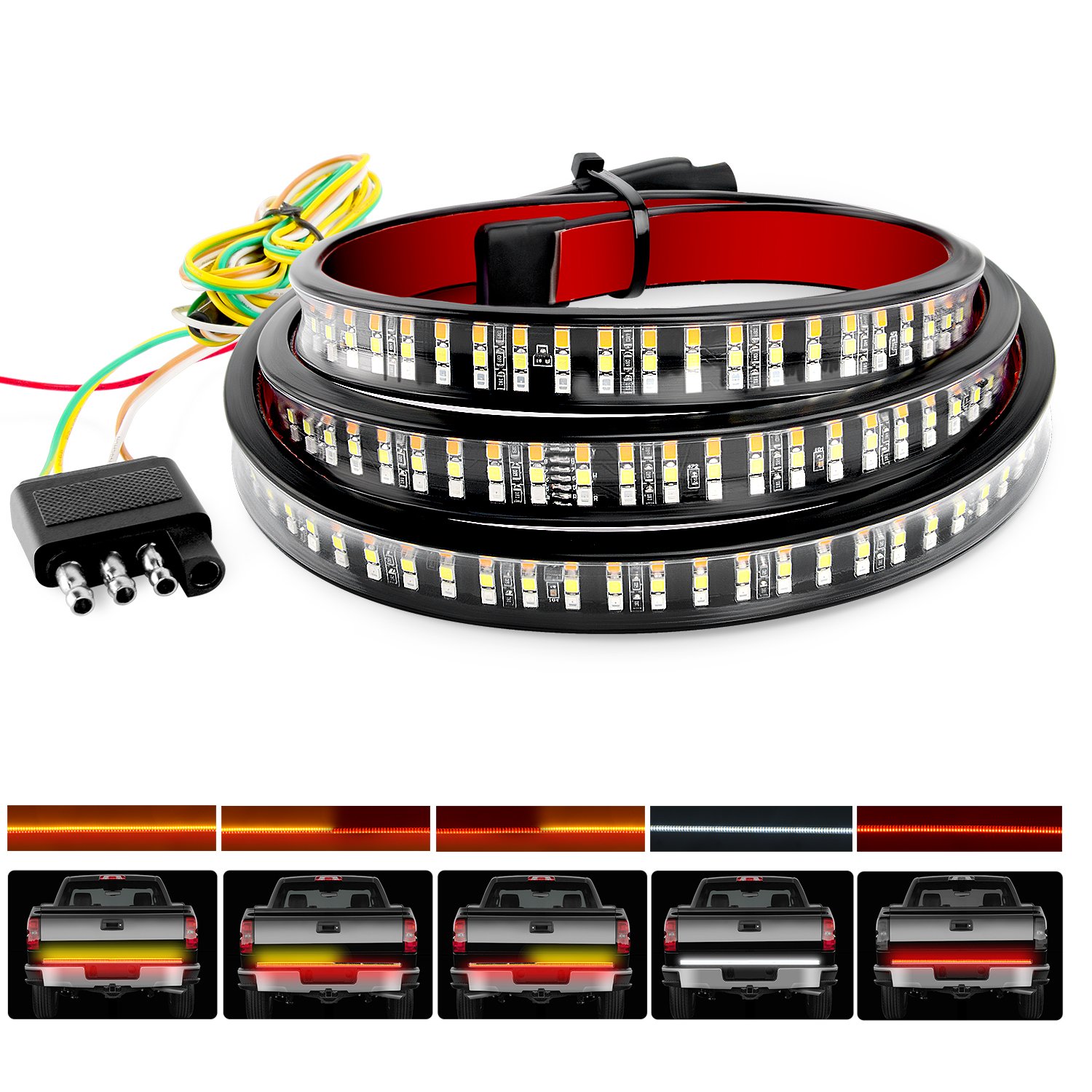 Barra De Luces Laterales Para Portón Trasero Para Camión, Nilight Tr-03, Fila 60 - Venta Internacional.