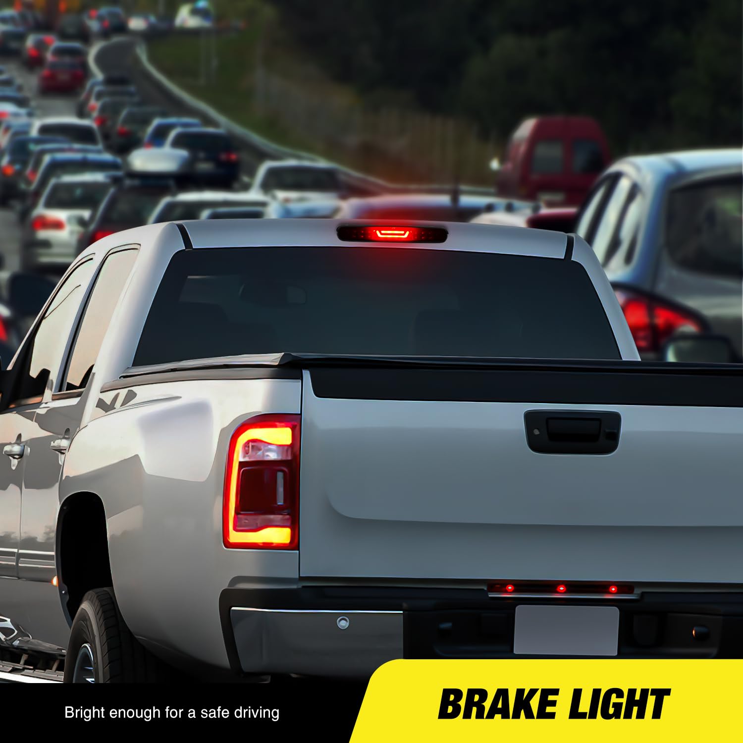 Foto 5 pulgar | Tercera Luz De Freno Nilight High Mount Para Chevy Silverado - Venta Internacional.