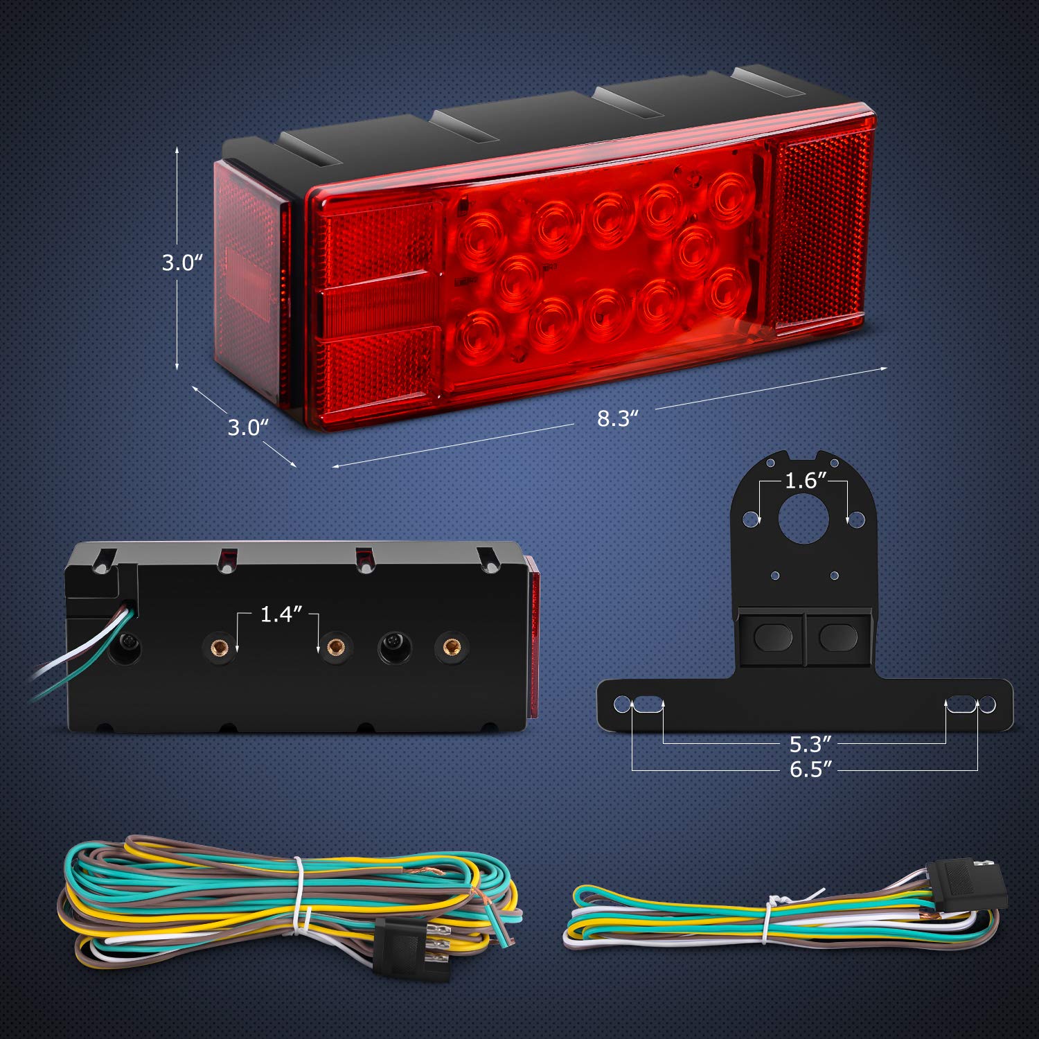 Foto 2 | Kit De Luces Nilight Tl-20, Led Sumergible, 12 V, Camión Y Barco - Venta Internacional.