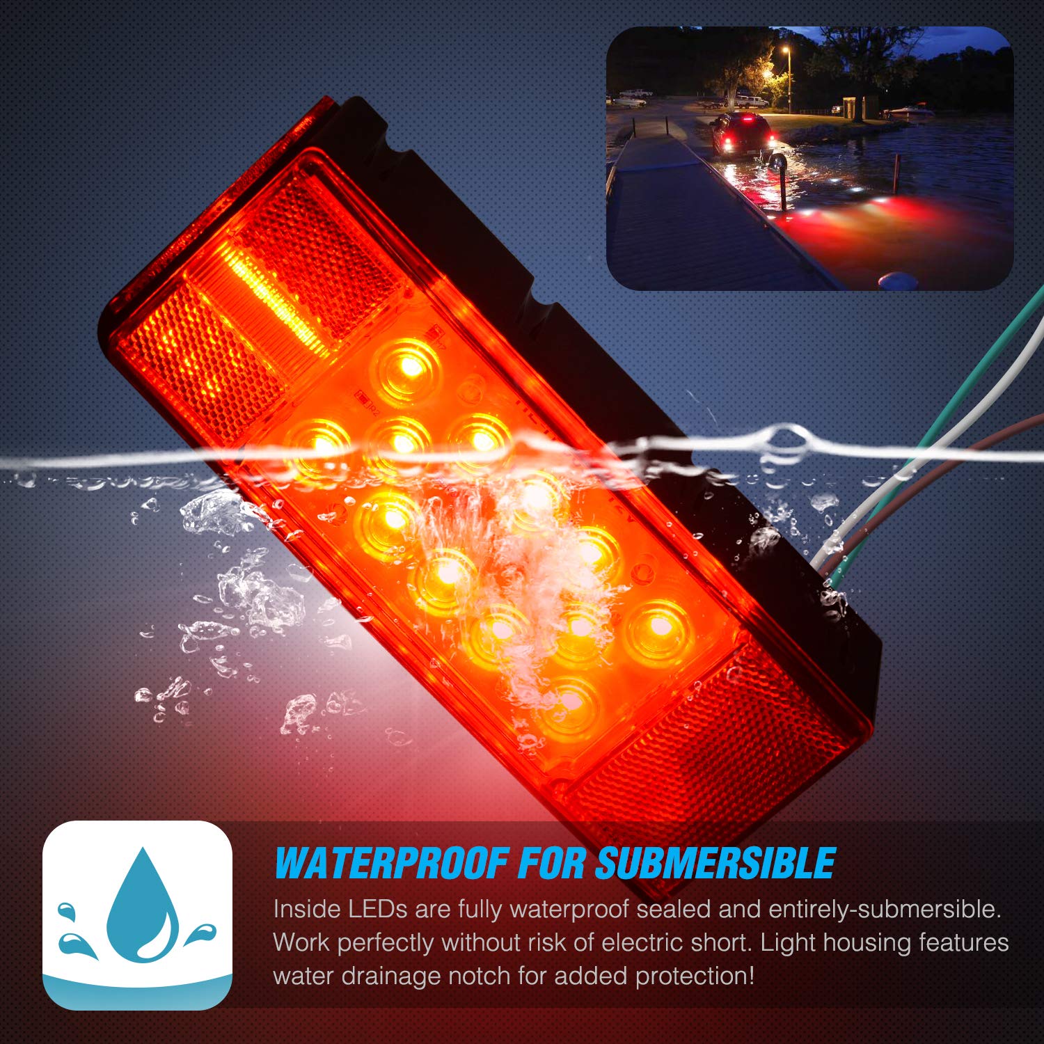Foto 4 | Kit De Luces Nilight Tl-20, Led Sumergible, 12 V, Camión Y Barco - Venta Internacional.