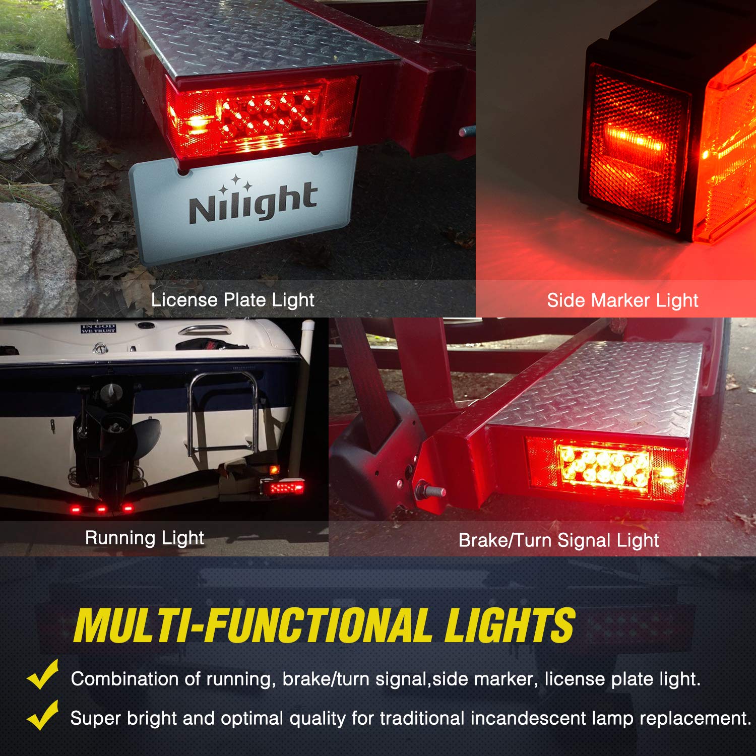Foto 6 | Kit De Luces Nilight Tl-20, Led Sumergible, 12 V, Camión Y Barco - Venta Internacional.