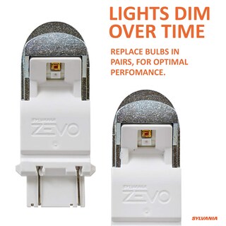 Foto 2 | Bombilla Led Sylvania 3157 Zevo Roja Para Luces De Freno Y Traseras - Venta Internacional.