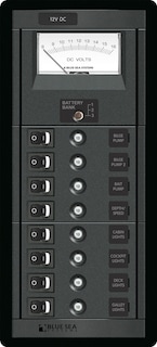 Foto 1 | Panel De Interruptores Blue Sea Systems Clb + Meter De 8 Posiciones - Venta Internacional.