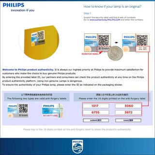 Foto 6 | Bombilla Para Faros Delanteros Philips D1s, Estándar, Auténtica, Xenón Hid - Venta Internacional.