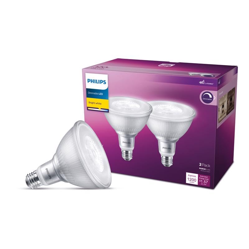 Foto 2 pulgar | Bombilla Led Philips Par 38 E26 (mediana), Color Blanco Brillante - Venta Internacional.