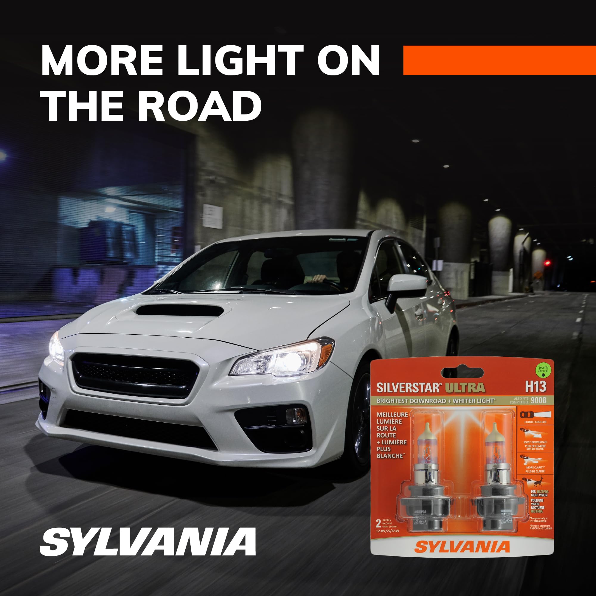 Foto 5 | Bombilla Halógena Para Faros Delanteros Sylvania H13 Silverstar Ultra - Venta Internacional.