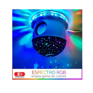 Foto 7 | Foco Led Proyector Estrellas Con Bocina Bluetooth
