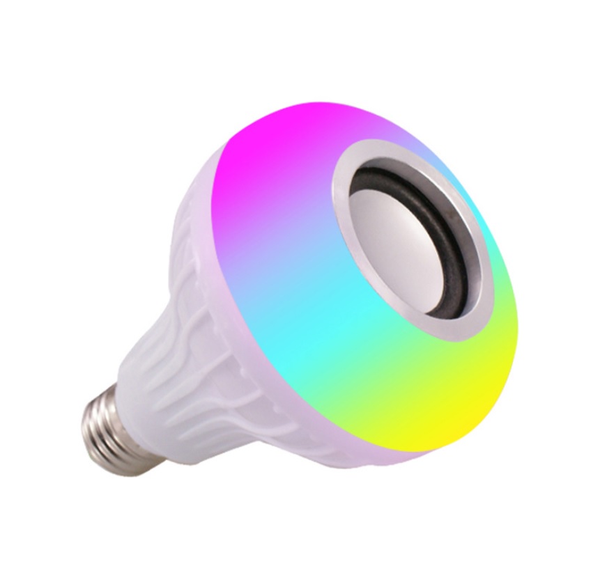 Foto 2 pulgar | Foco Led Rgb Con Bocina Bluetooth Y Control Remoto