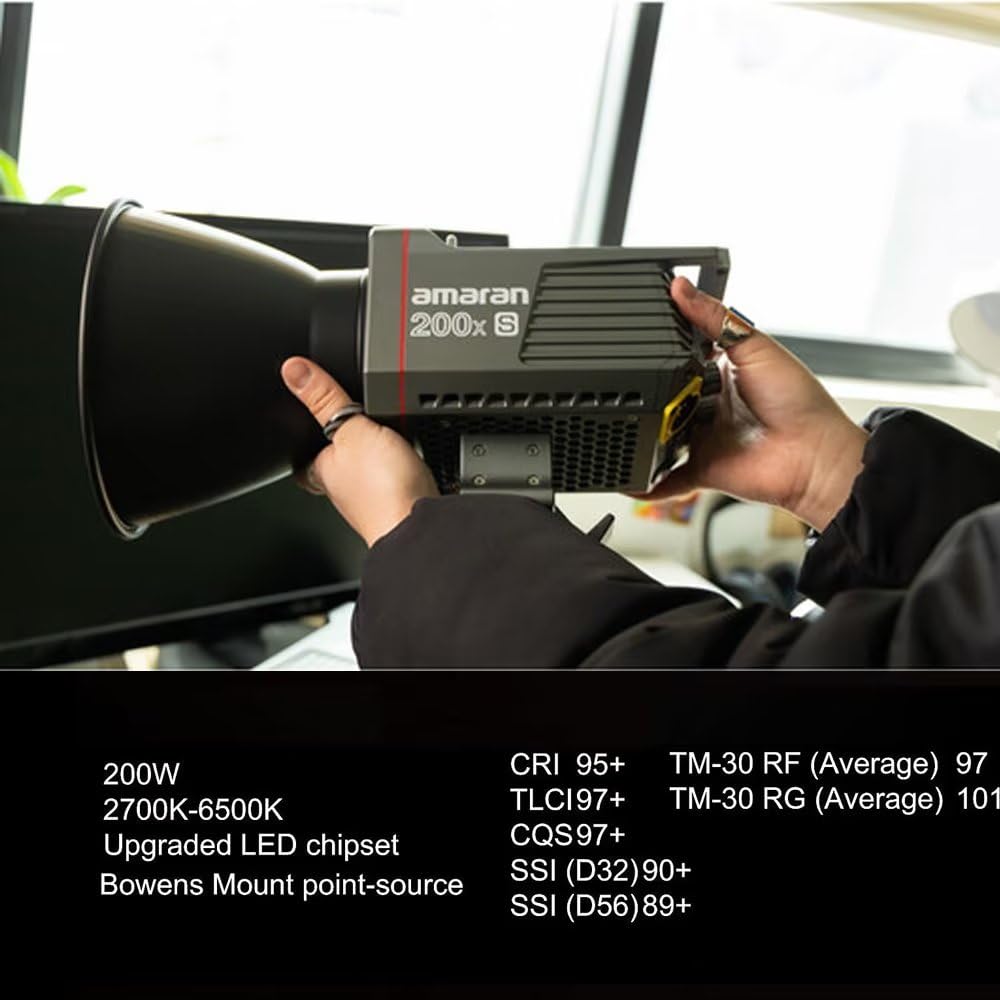 Foto 8 pulgar | Lámpara De Vídeo Aputure Amaran 200x S Cob Led Bicolor 2700k-6500k - Venta Internacional.