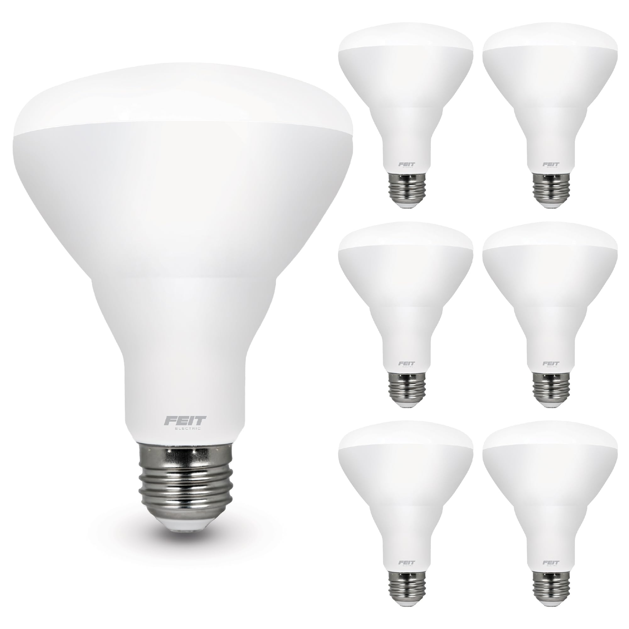 Foto 1 | Paquete De 6 Bombillas Led Feit Electric Br30  Equivalentes A 100 W - Venta Internacional.