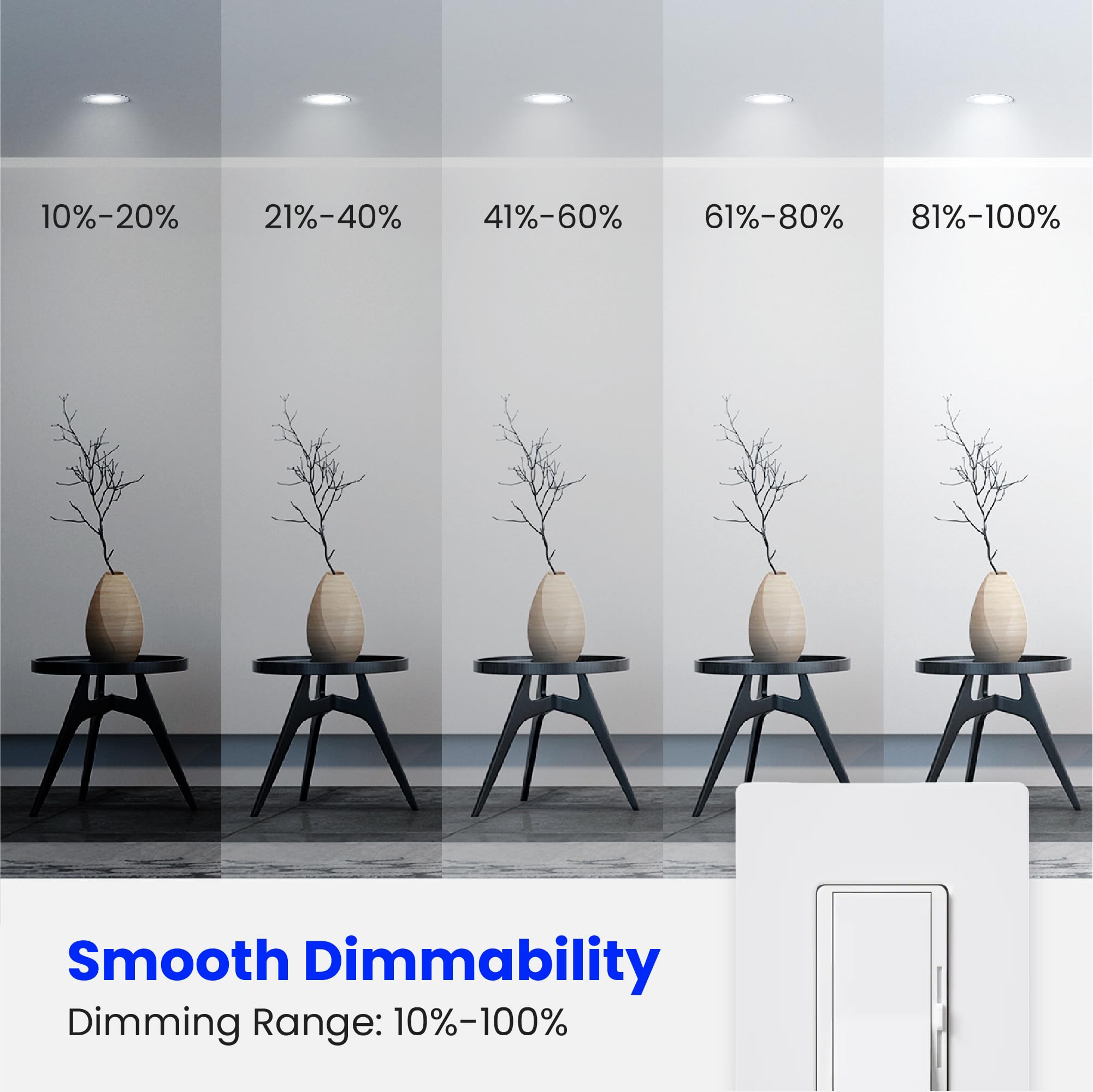 Foto 3 | Paquete De 6 Bombillas Led Feit Electric Br30  Equivalentes A 100 W - Venta Internacional.