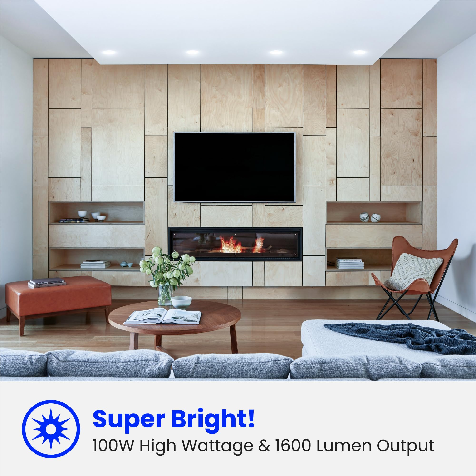Foto 7 | Paquete De 6 Bombillas Led Feit Electric Br30  Equivalentes A 100 W - Venta Internacional.