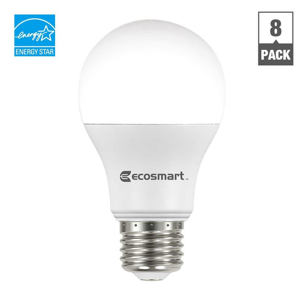 Foto 5 pulgar | Bombilla Led Ecosmart A19  9 5 W  840 Lm  5000 K  Paquete De 8 - Venta Internacional.