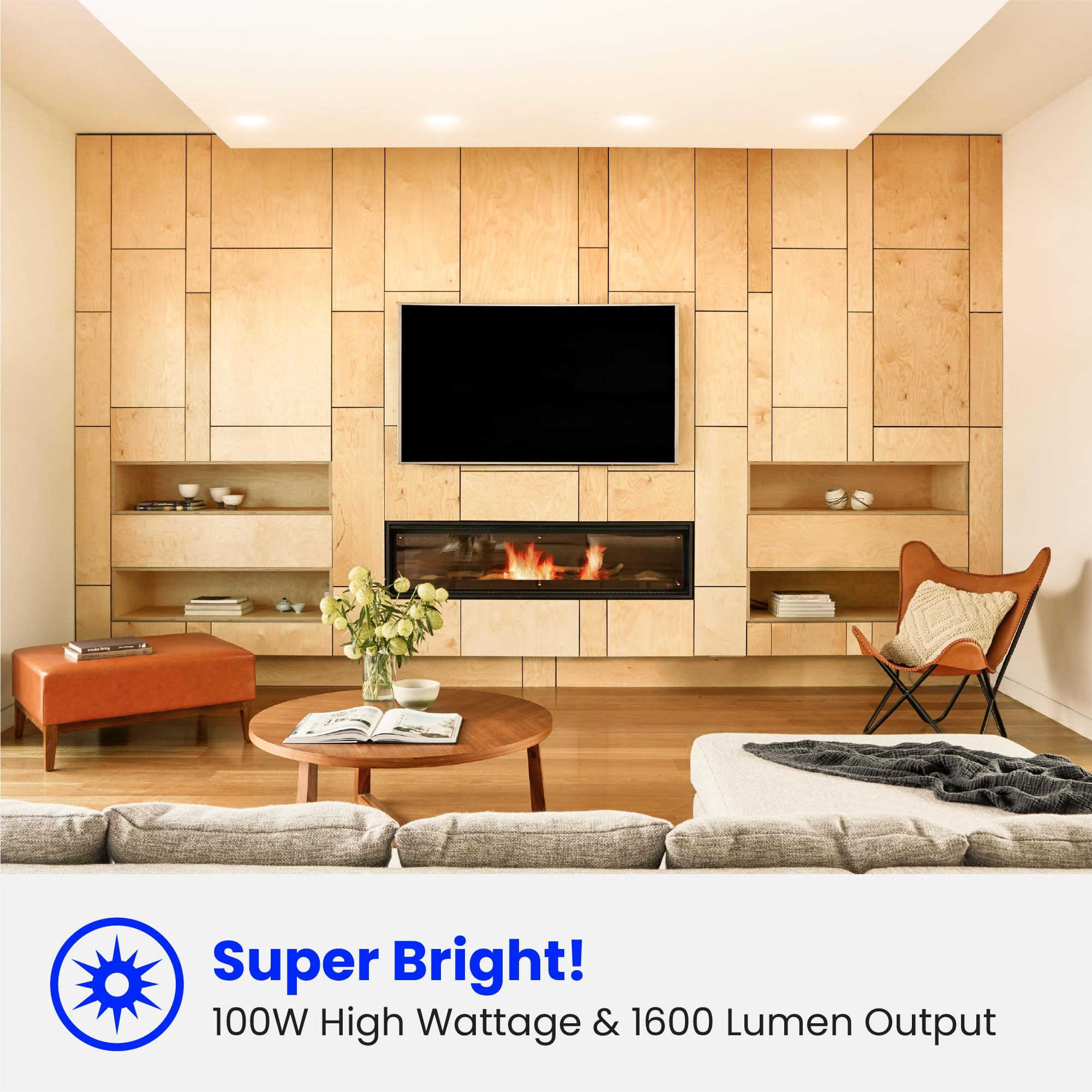 Foto 8 pulgar | Paquete De 6 Bombillas Led Feit Electric Br30  16 W  2700 K  1400 Lm - Venta Internacional.