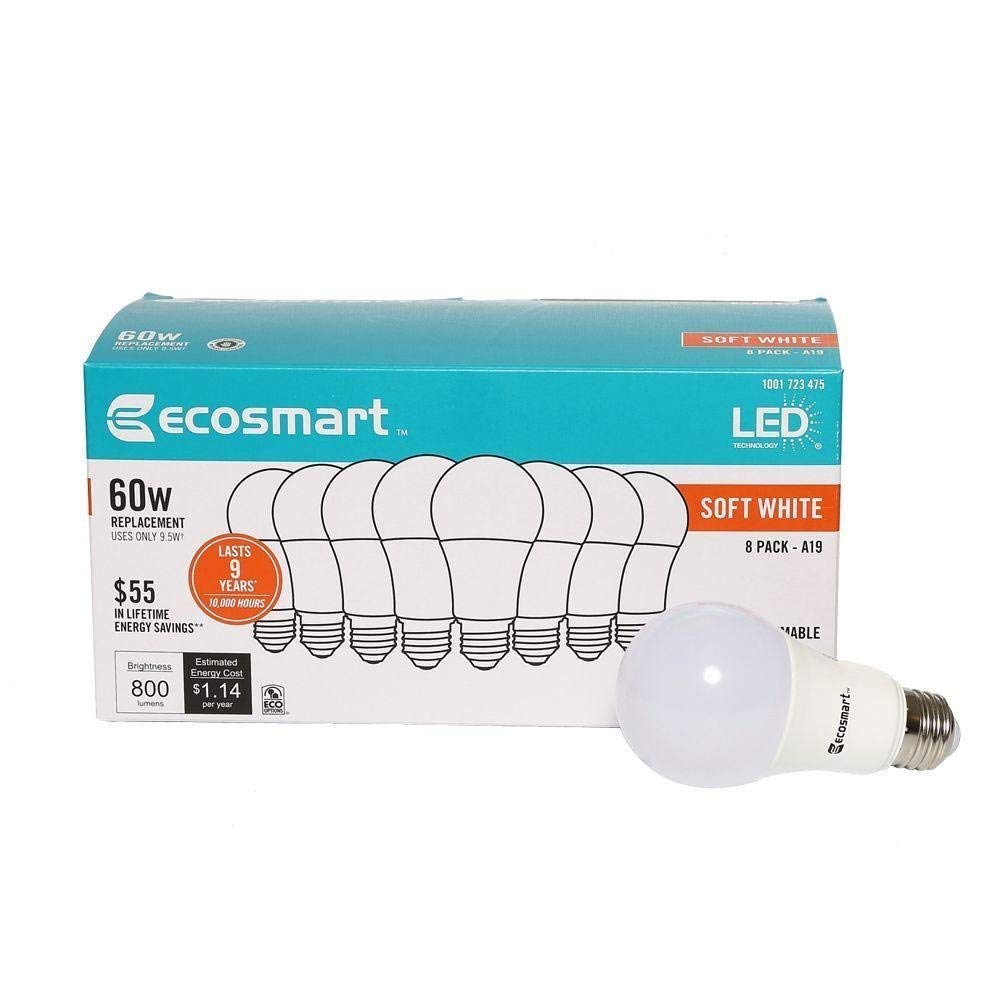 Foto 2 pulgar | Bombilla Led Ecosmart De 9 7 W (equivalente A 60 W)  Color Blanco Suave - Venta Internacional.