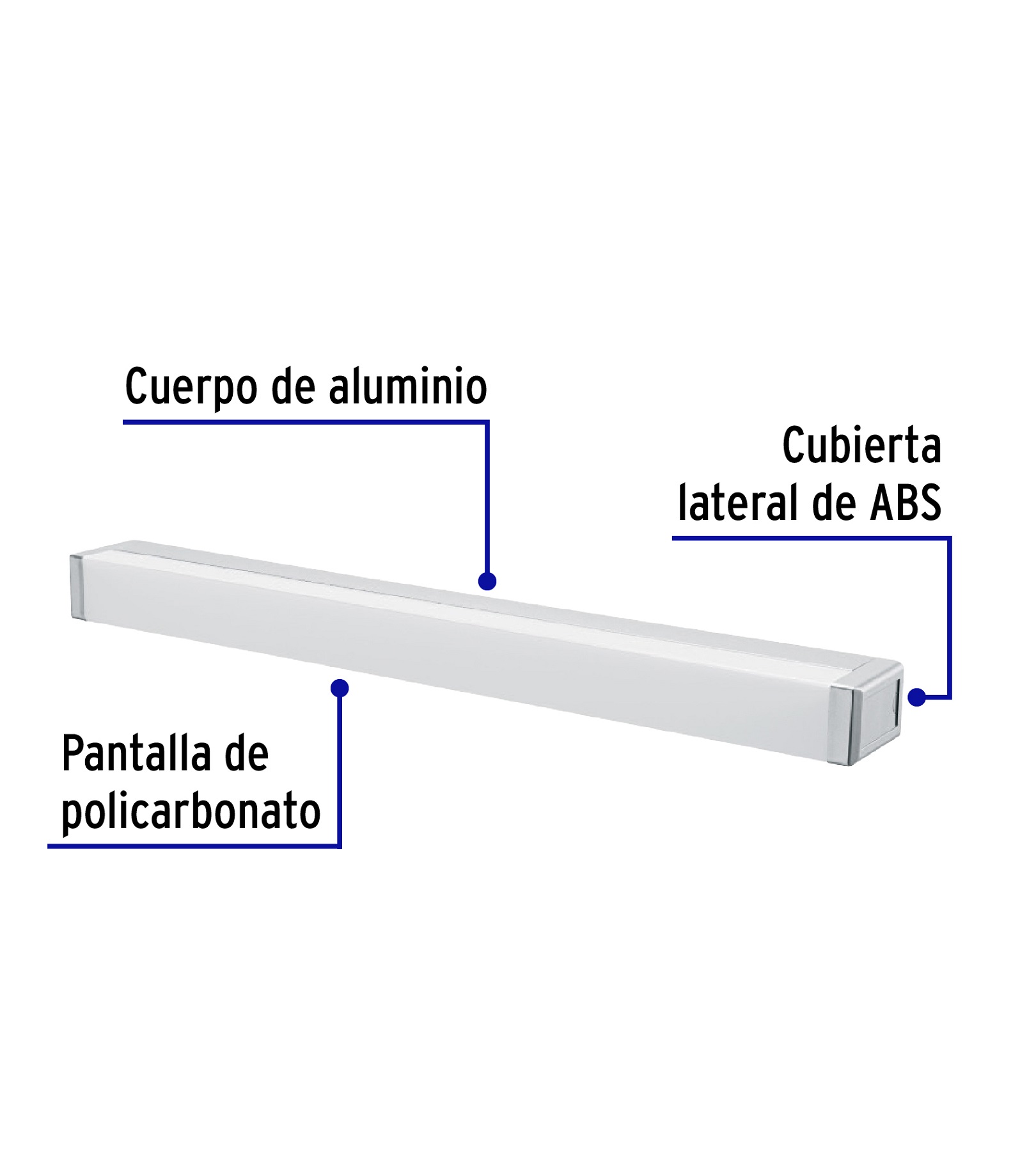 Foto 4 pulgar | Luminario Led De Pared Para Baño 10w 4000k  Barra  Volteck