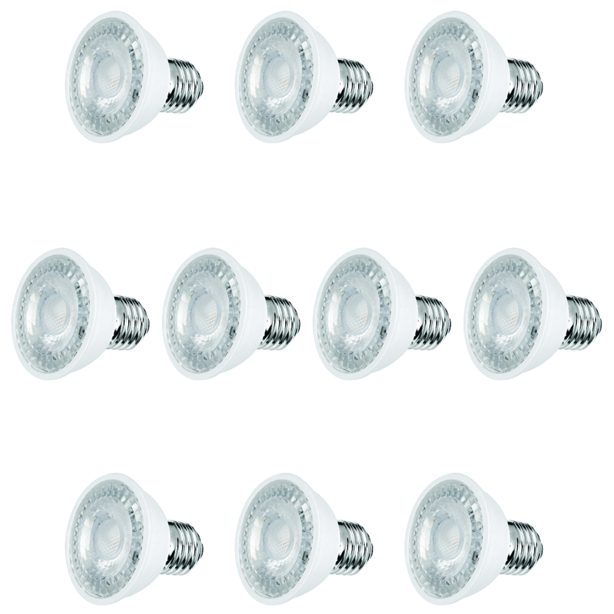 Foto 2 pulgar | 10 Pack Focos Led Aksi 3w Mr16 Dicroico Base E27 Luz Blanca