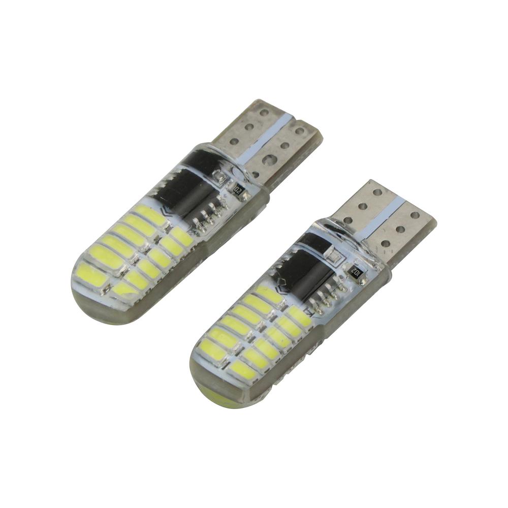 Foto 2 pulgar | Foco T-10 Pellizco 24 Leds Blanco Set 12v