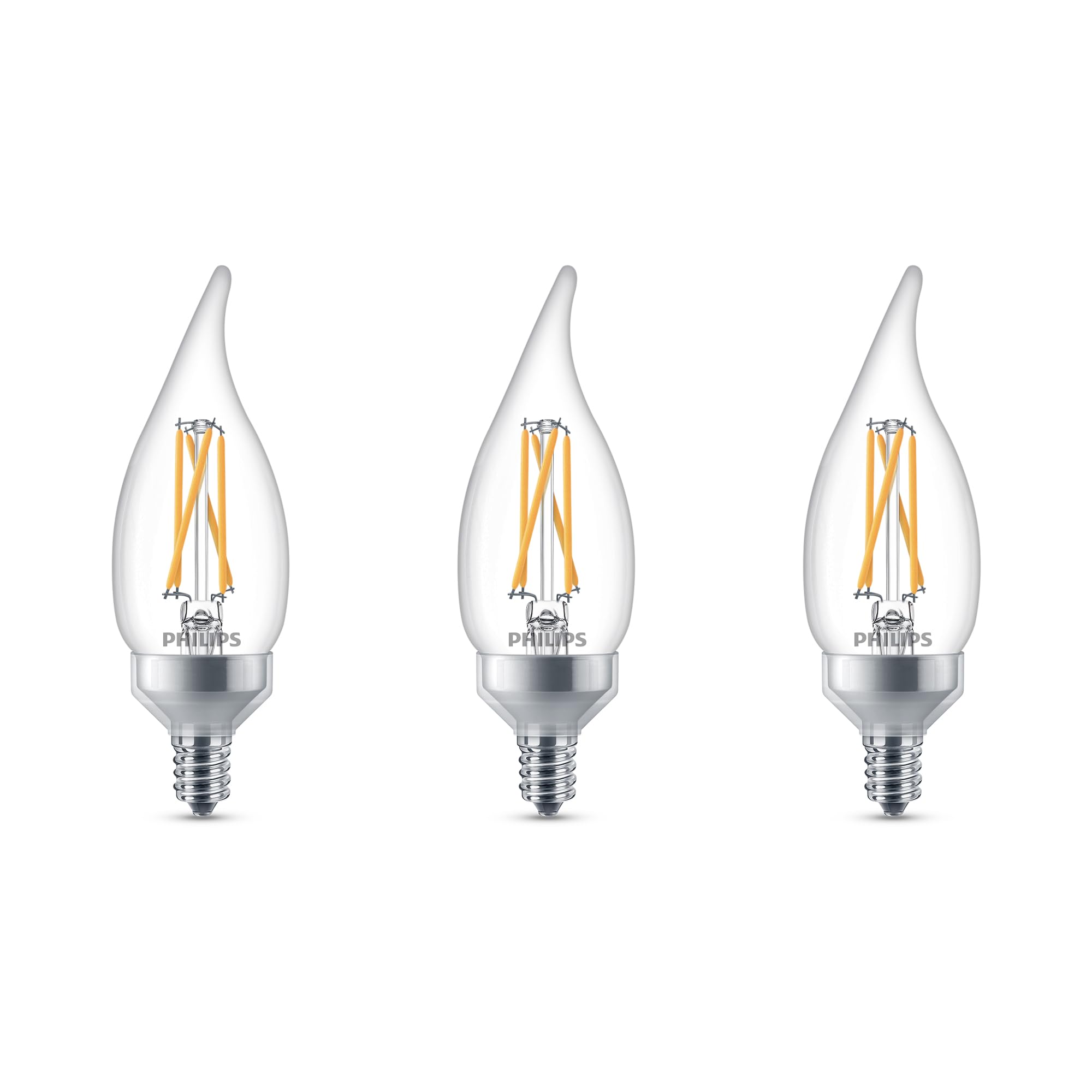 Foto 2 pulgar | Bombilla Led Philips B11 E12 (candelabro)  Funda Blanca Suave De 60 W  1 - Venta Internacional.