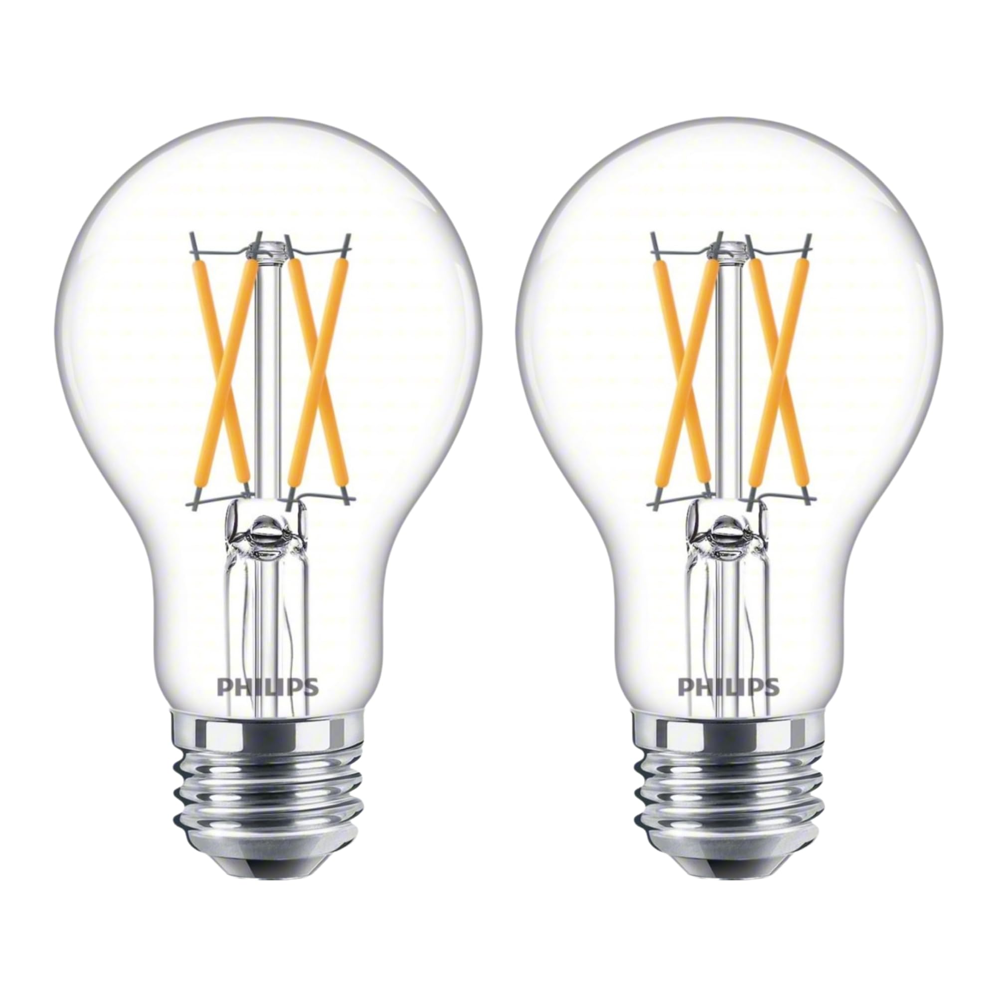 Foto 1 | Bombilla Led Philips  Transparente  Regulable  A19  8 8 W = 60 W  800 Lm  5000 K - Venta Internacional.
