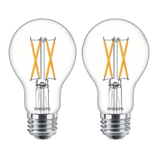 Foto 1 | Bombilla Led Philips Transparente Regulable A19 8 8 W = 60 W 800 Lm 5000 K - Venta Internacional.