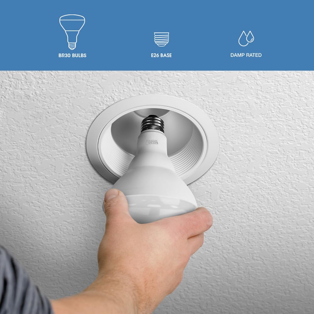 Foto 6 pulgar | Bombilla Led Feit Electric Br30 De 15 W  1400 Lm  5 Cct  Regulable - Venta Internacional.