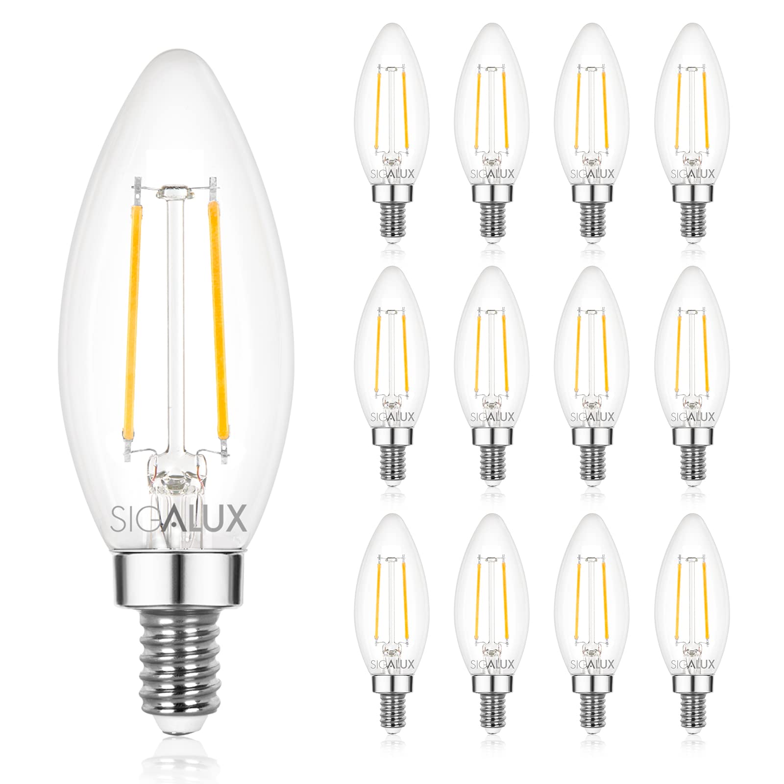 Bombilla Led Sigalux E12 De 5 W  5000 K  Regulable  Paquete De 12 - Venta Internacional.