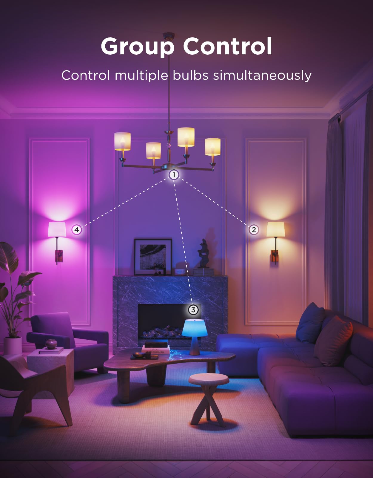 Foto 7 | Bombillas Inteligentes Govee E12 Led Equivalentes A 40 W  450 Lm  Paquete De 6 - Venta Internacional.