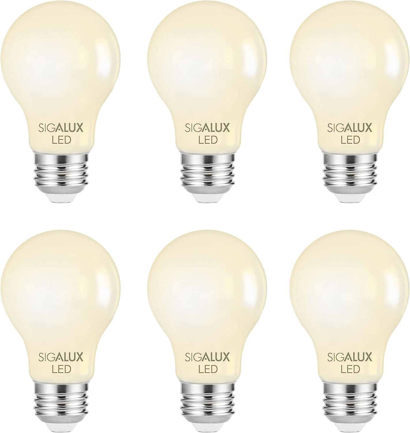 Foto 2 pulgar | Bombilla Led Sigalux  Regulable  E26  8 5 W  800 Lm  2700 K  Paquete De 6 - Venta Internacional.