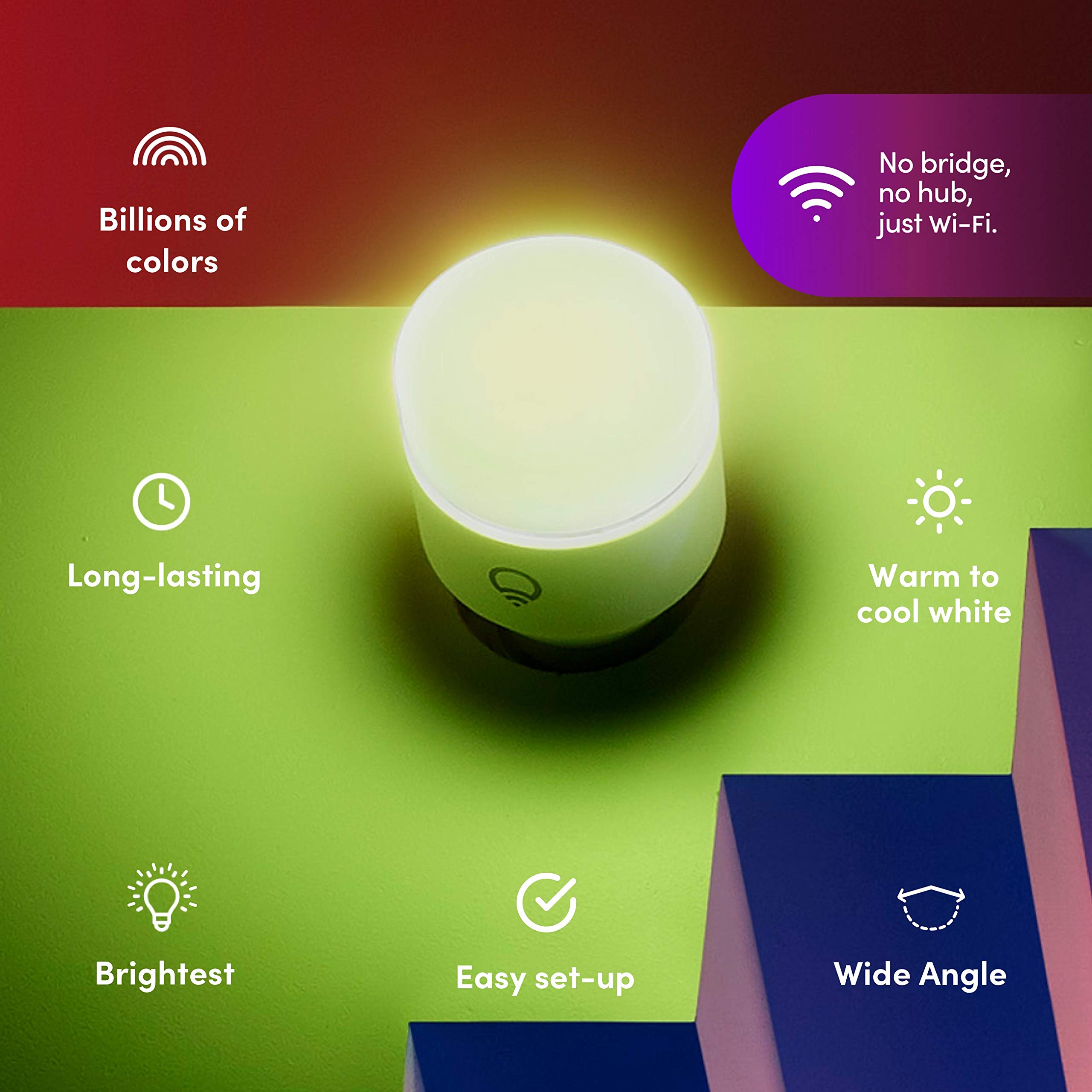 Foto 2 | Bombilla Led Inteligente Lifx Color A19 1100 Lúmenes (paquete De 4) - Venta Internacional.