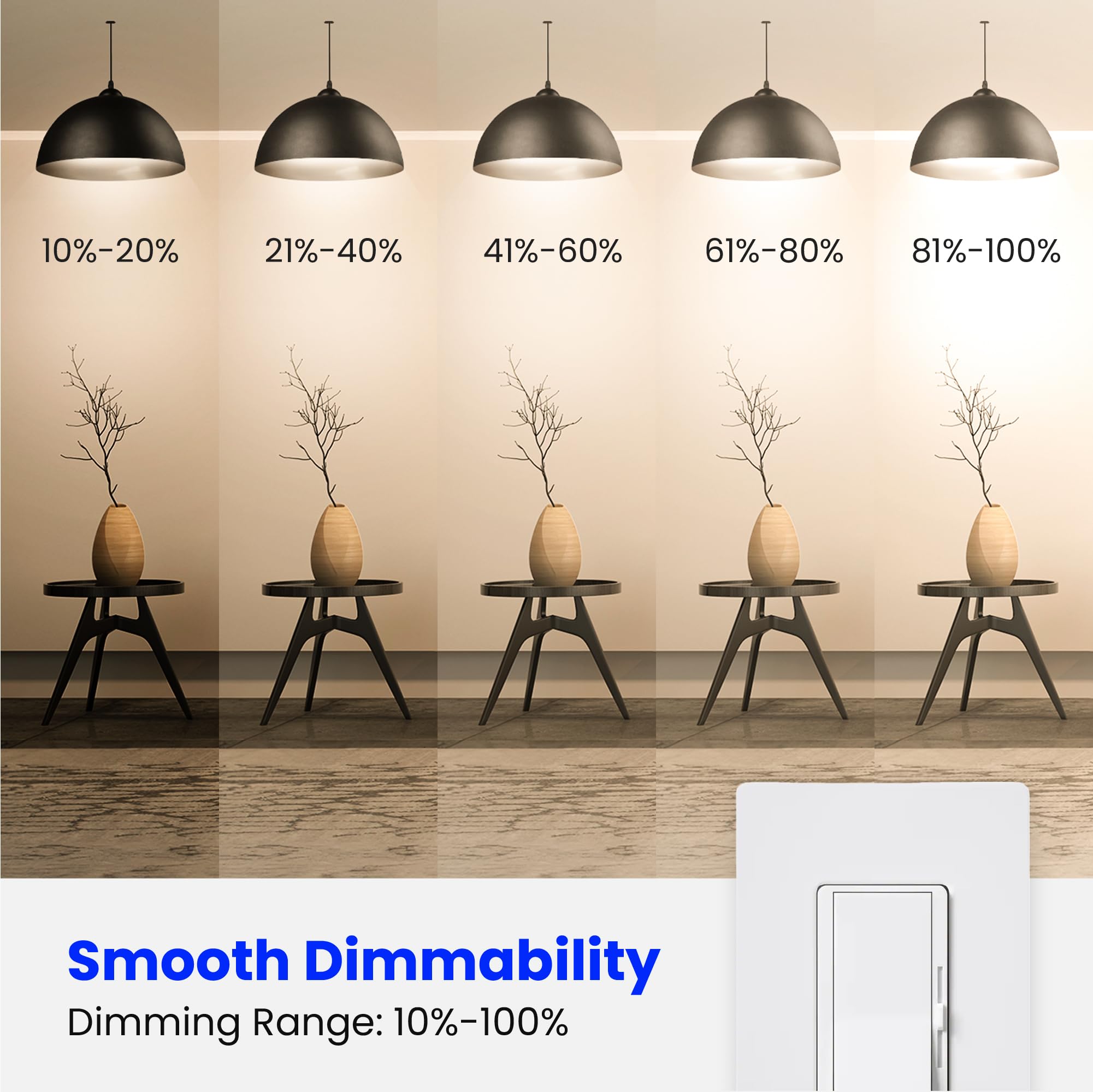 Foto 4 pulgar | Paquete De 8 Bombillas Led Feit Electric A19  9 W  800 Lm  2700 K  E26 - Venta Internacional.