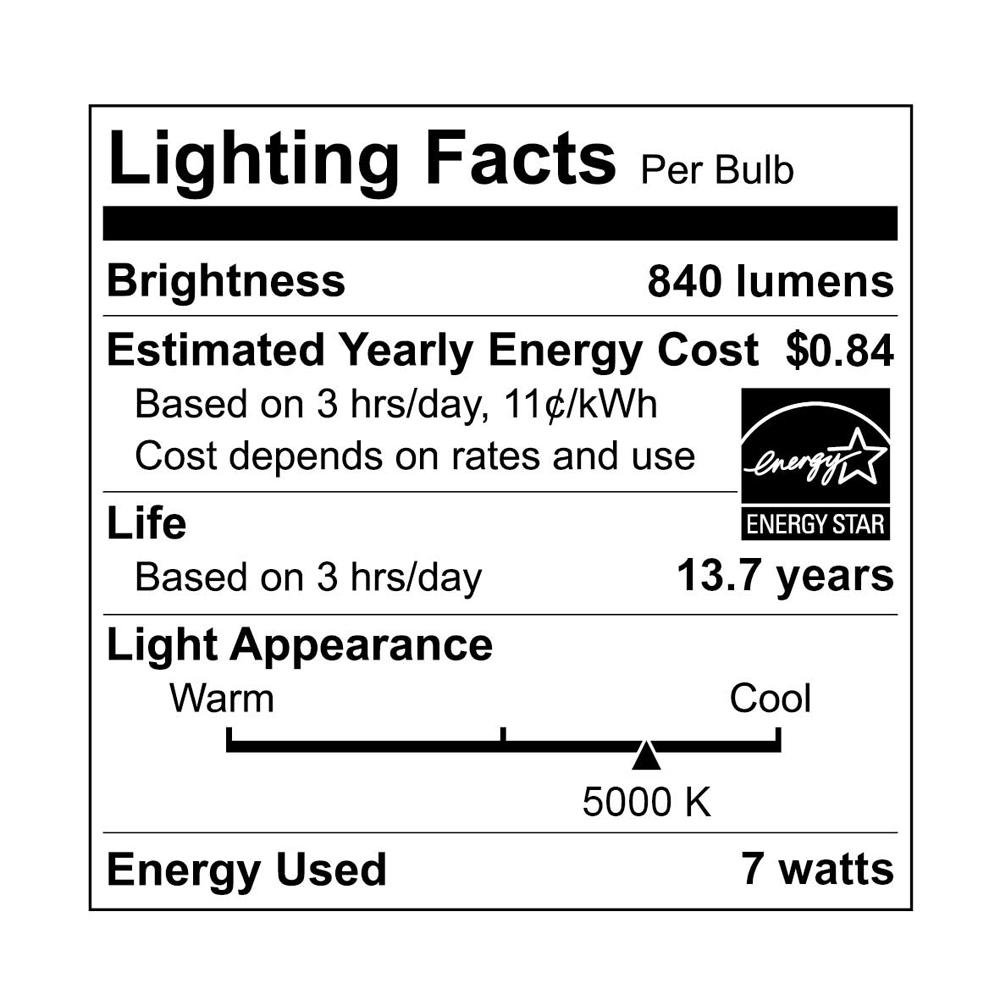 Foto 6 pulgar | Bombilla Led Ecosmart De 60 W  A19  Vintage  Luz Diurna  5000 K - Venta Internacional.