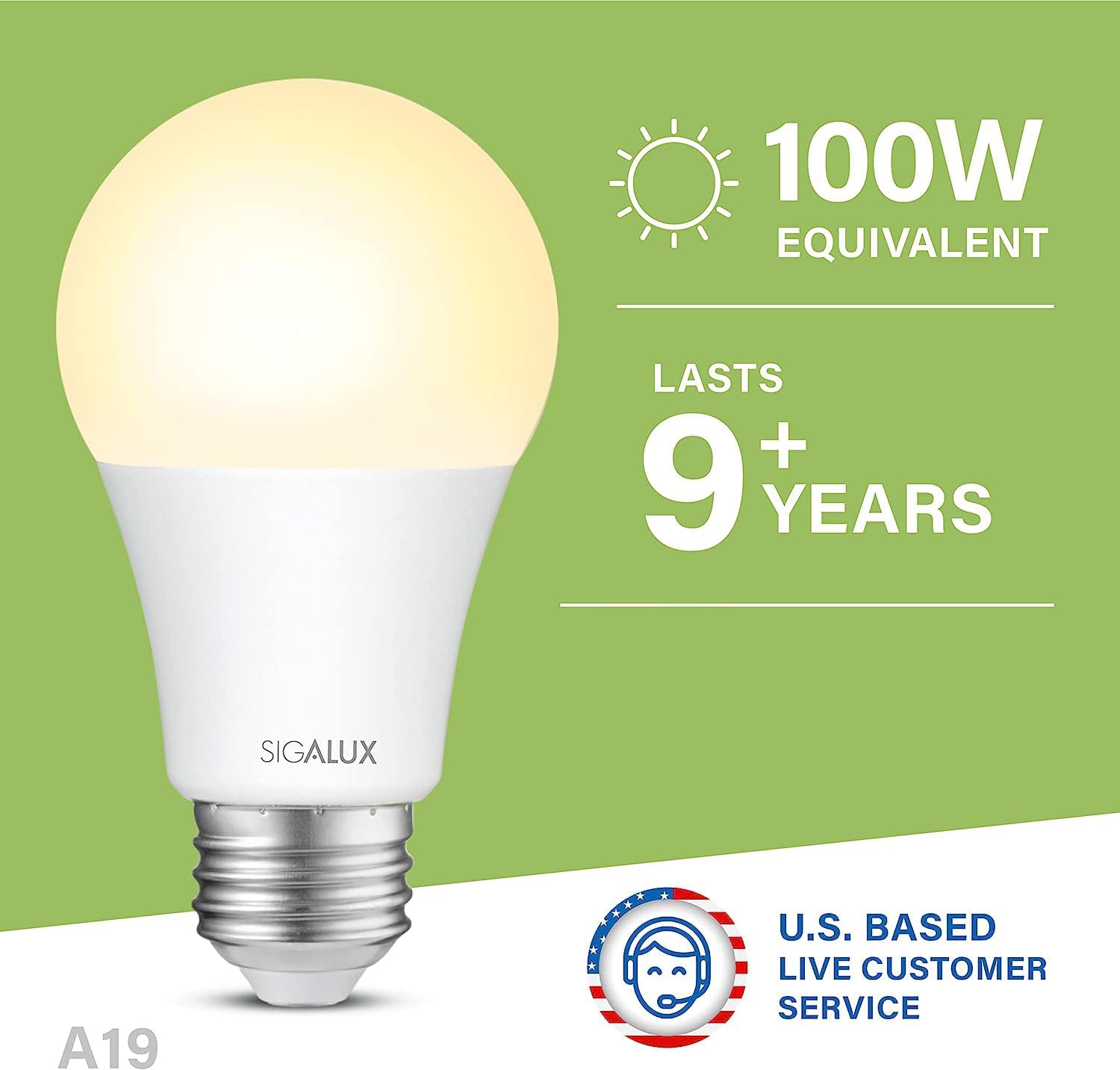 Foto 3 pulgar | Paquete De 6 Bombillas Led Sigalux De 13 W  1500 Lm  Equivalentes A 100 W - Venta Internacional.