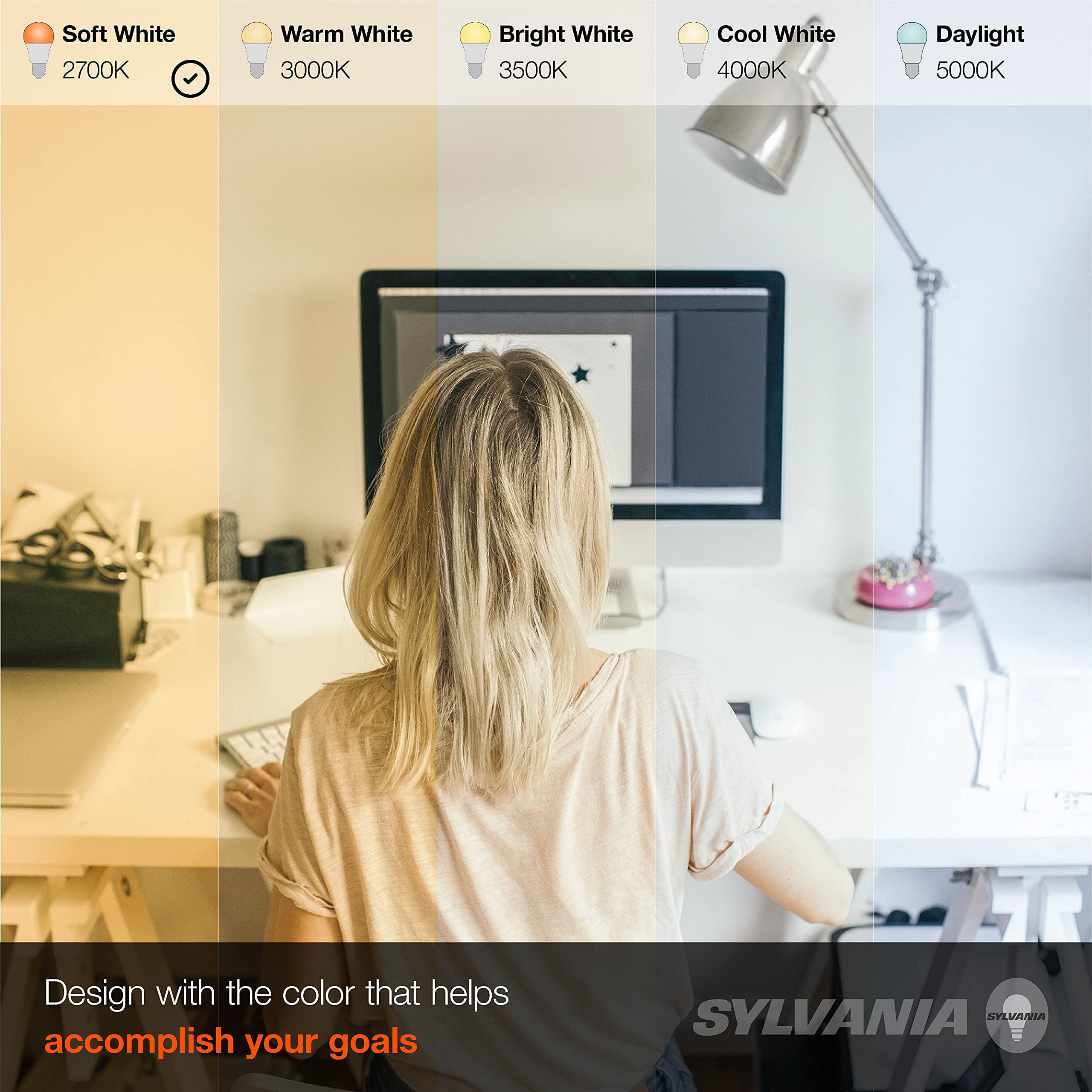 Foto 6 | Bombilla Led De Inundación Sylvania R20  5 W (50 W)  325 Lm  2700 K  E26  Paquete De 2 - Venta Internacional.