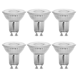 Foto 1 | Paquete De 6 Bombillas Led Feit Electric Mr16 Gu10 6 W 3000 K Regulables - Venta Internacional.