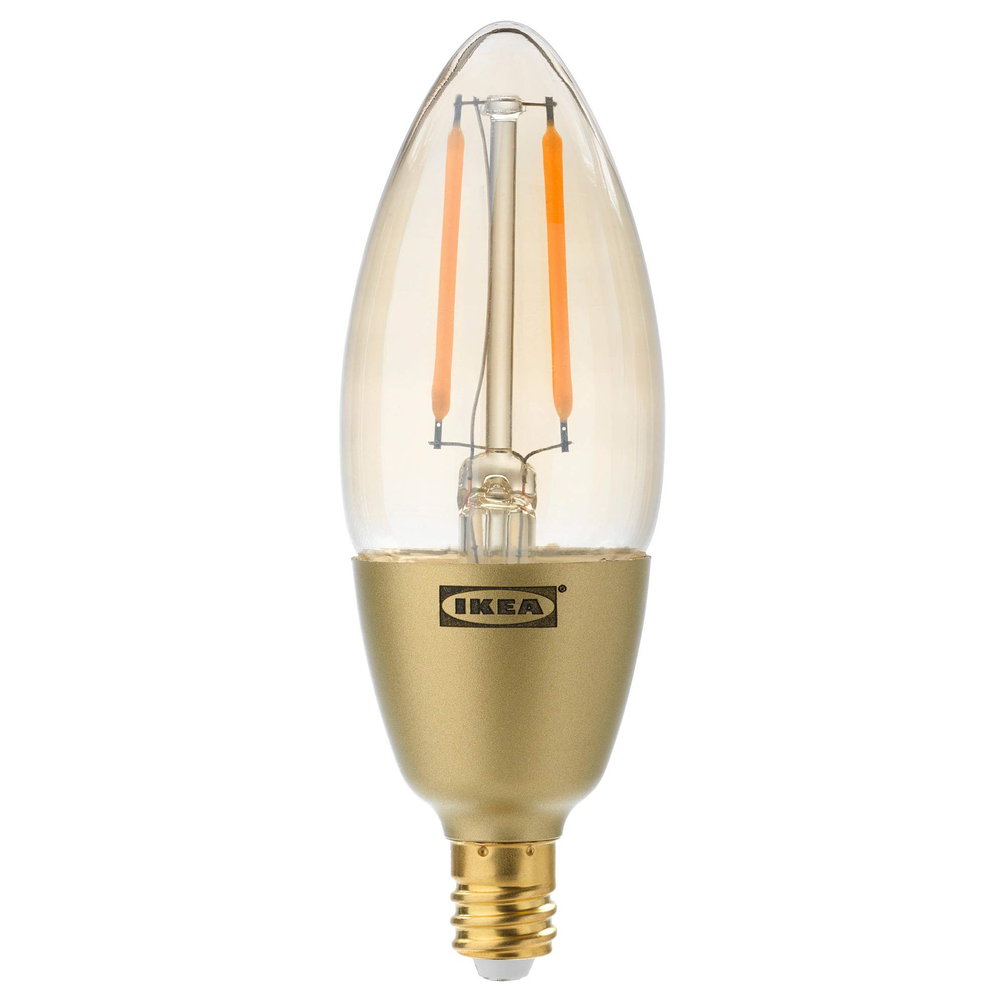 Foto 2 pulgar | Lámpara Led Ikea Rollsbo E12  200 Lúmenes  Regulable  Color Marrón - Venta Internacional.
