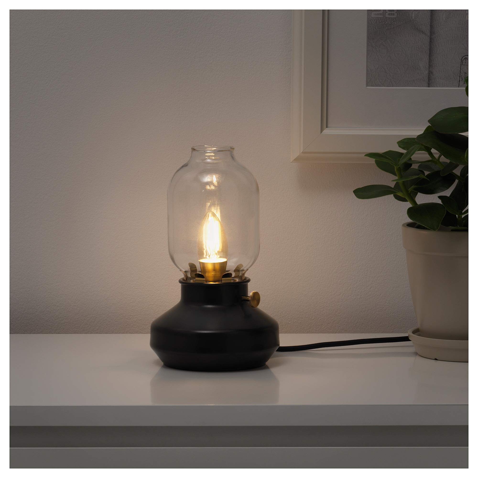 Foto 4 pulgar | Lámpara Led Ikea Rollsbo E12  200 Lúmenes  Regulable  Color Marrón - Venta Internacional.