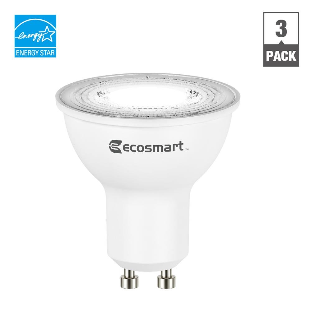 Foto 5 pulgar | Bombilla Led Ecosmart Mr16 Gu10 De 5 W  450 Lm  Color Blanco Brillante  Paquete De 3 - Venta Internacional.