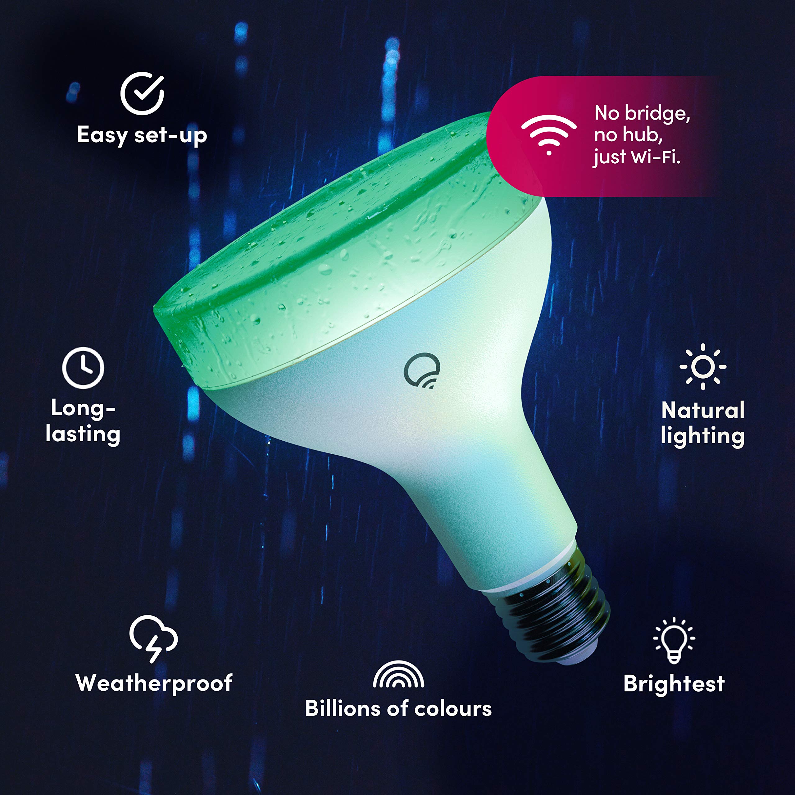 Foto 2 | Bombilla Led Inteligente Lifx Color 1100 Lúmenes Br30 E26 (x2) - Venta Internacional.