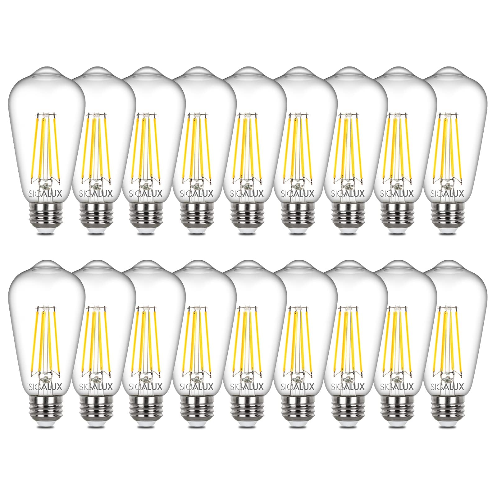 Foto 1 | Bombilla Led Sigalux Edison St58 De Filamento Transparente  6 W  700 Lm  5000 K - Venta Internacional.